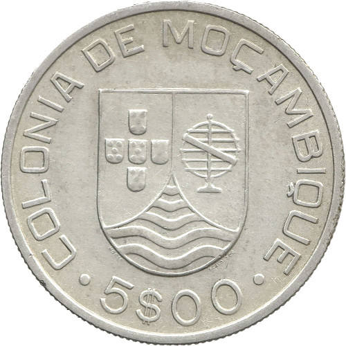 Mozambique, 5 Escudos 1935