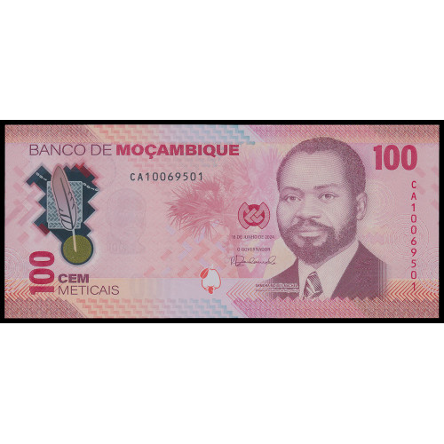 Mozambique, 100 Meticais 2024 (Polymer)