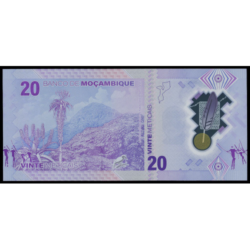 Mozambique, 20 Meticais 2024 (Polymer)