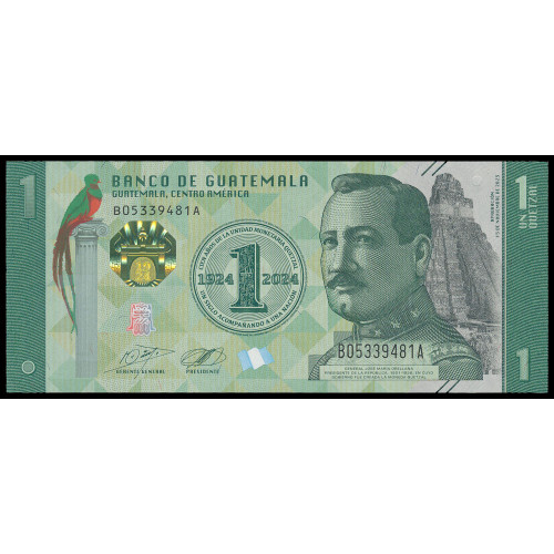 Guatemala, 1 Quetzal 2024, Commemorative