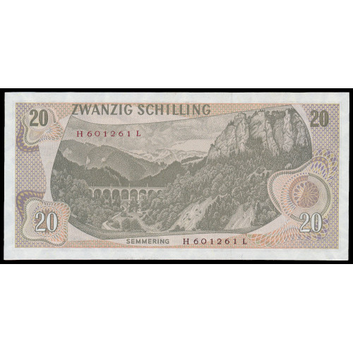 Austria, 20 Schilling 1967