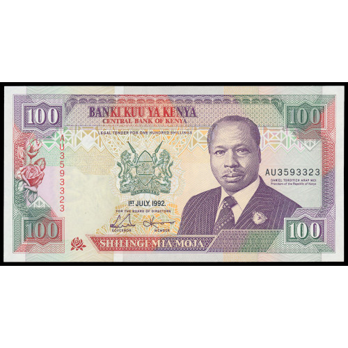 Kenya, 100 Shillings 1992