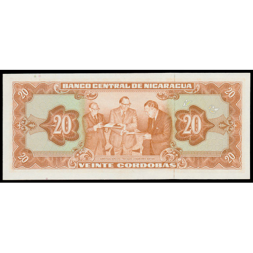 Nicaragua, 20 Cordobas 1972