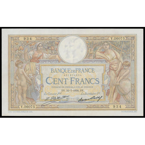 France, 100 Francs 1930, 651872934