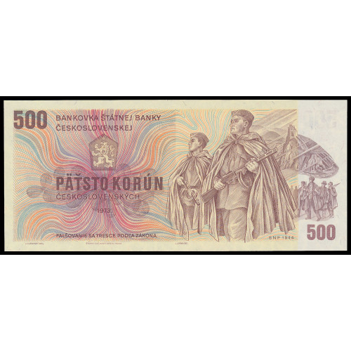 Czechoslovakia, 500 Korun 1973