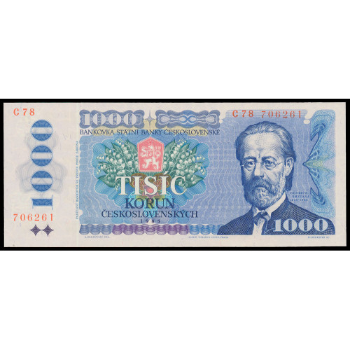 Czechoslovakia, 1000 Korun 1985