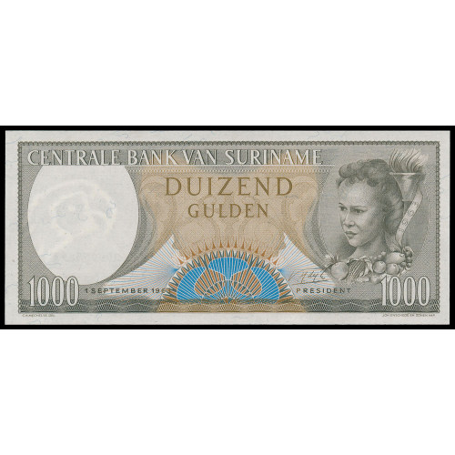 Suriname, 1000 Gulden 1963