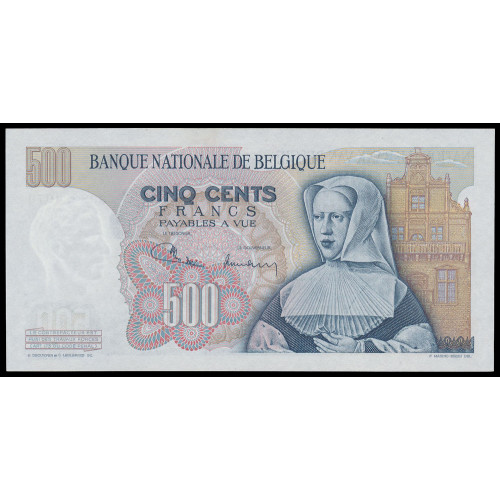 Belgium, 500 Francs 1971