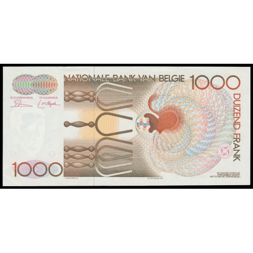 Belgium, 1000 Francs 1980