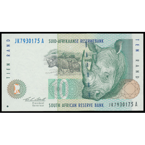 South Africa, 10 Rand 1993