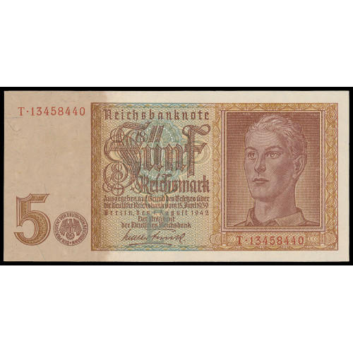 Germany, 5 Reichsmark 1942