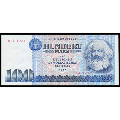 Germany Democratic Republic, 100 Mark 1975