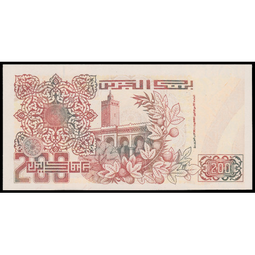 Algeria, 200 Dinars 1992