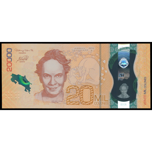 Costa Rica, 20000 Colones 2019 (Polymer)