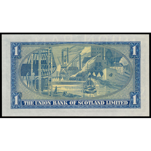 Scotland - The Union Bank of Scotland, 1 Pound 1954, H/12 284453