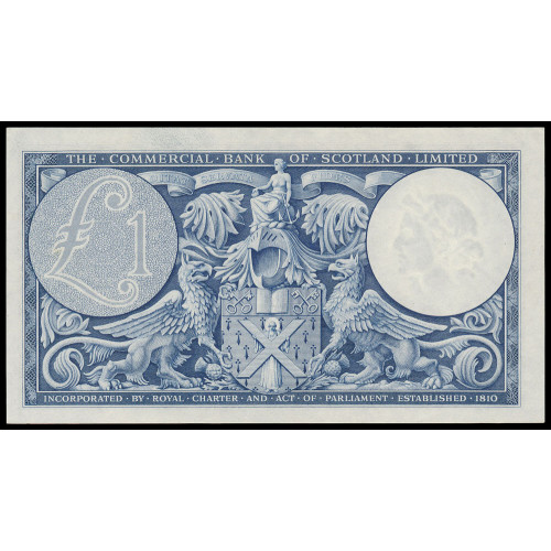 Scotland - The Commercial Bank of Scotland, 1 Pound 1958, 27Q 379506