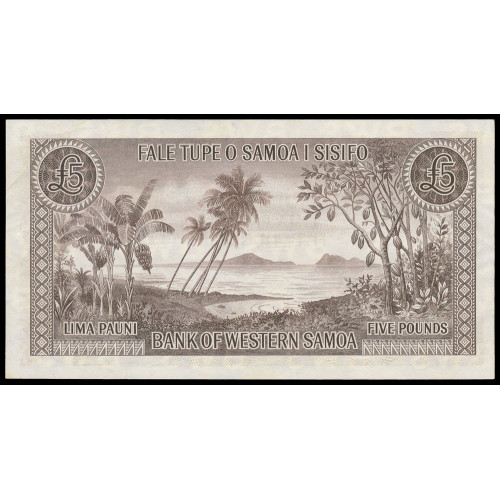 Western Samoa, 5 Pounds 1963, 041564