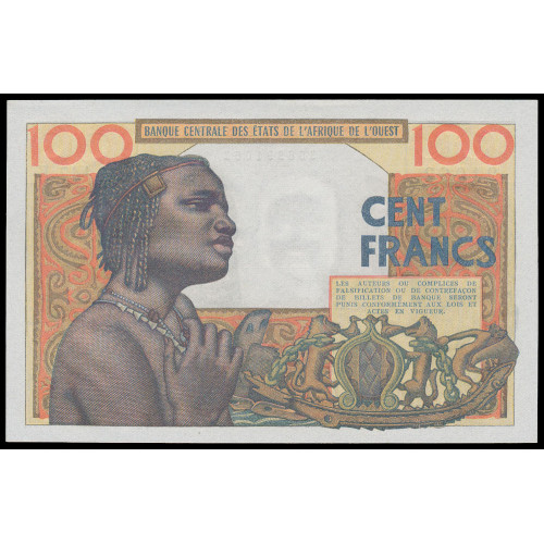 West African States (Senegal), 100 Francs 1961, 366991062