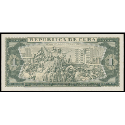 Cuba, 1 Peso 1967, Specimen