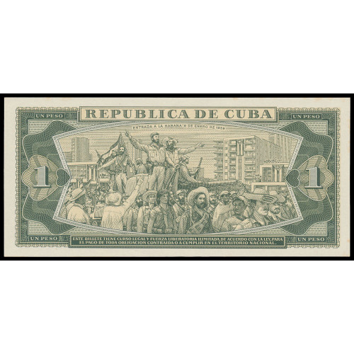 Cuba, 1 Peso 1968, Specimen