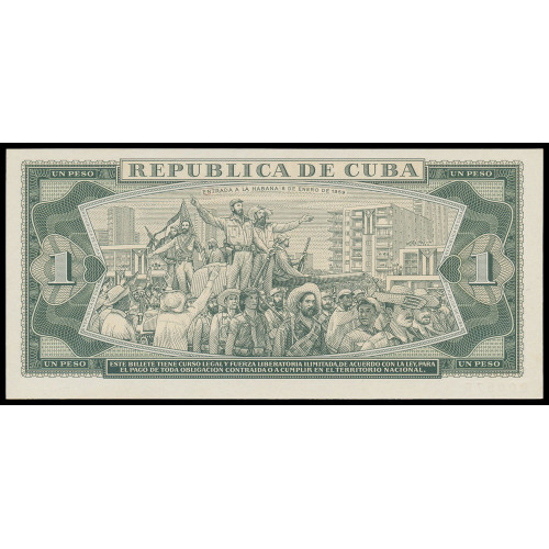 Cuba, 1 Peso 1969, Specimen