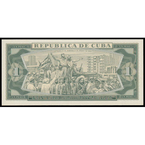 Cuba, 1 Peso 1970, Specimen