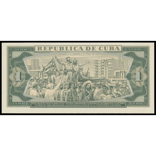 Cuba, 1 Peso 1972, Specimen