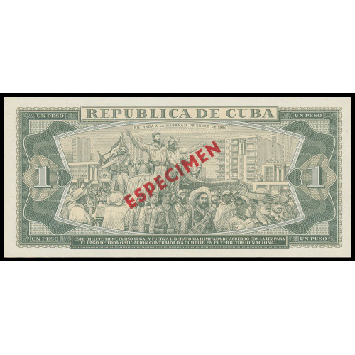 Cuba, 1 Peso 1978, Specimen