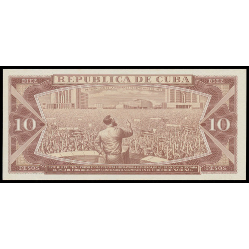 Cuba, 10 Pesos 1967, Specimen